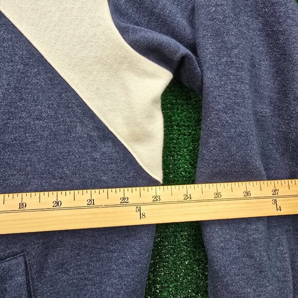 John Blair Sweatshirt Mens Large Blue Red White Vintage Full Zip Athletic Track - Picture 5 of 9